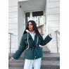 Куртка с кулисой на талии