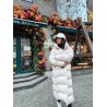 Длинный тёплый пуховик