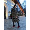 Длинный тёплый пуховик