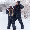 Джинсовое платье с оборкой 11422