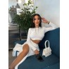 Твидовый костюм шортами