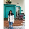 Трендовая куртка с капюшоном светоотражающая эмблема