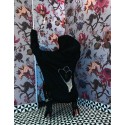 Удобное худи oversize с украшением