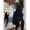 Удобное худи oversize с украшением
