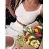 Твидовый костюм шортами
