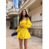 Кукольное девчачье платье с рюшами