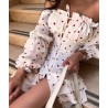 Кукольное девчачье платье с рюшами