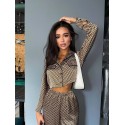 Твидовый костюм шортами