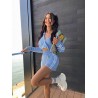 Твидовый костюм шортами