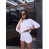 Твидовый костюм шортами