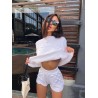 Твидовый костюм шортами