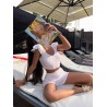 Комплект с шортиками и топ с милыми рюшами
