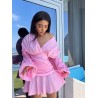 Твидовый костюм шортами