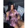 Костюм - мини юбка и рубашка на запах