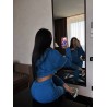 Твидовый костюм шортами
