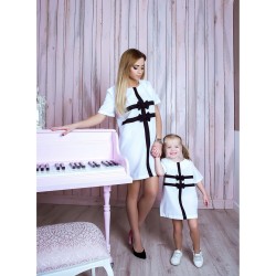 Платье детское Бантики familylook 10739